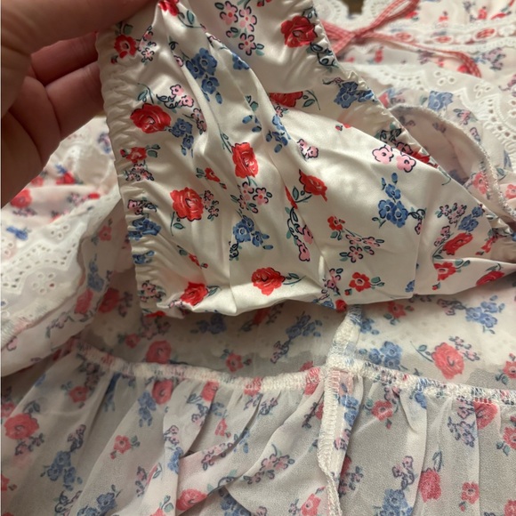 NWT for love and lemons ditsy day floral mini dress - Picture 15 of 16